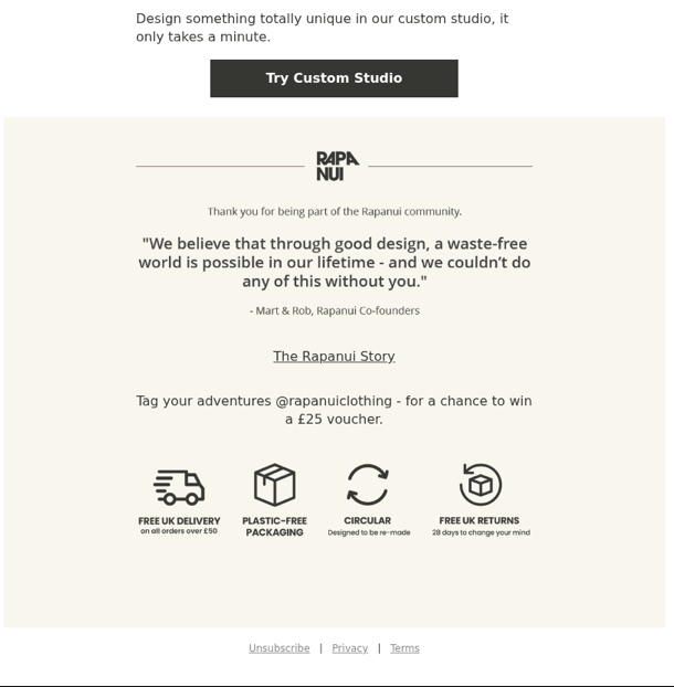 Light mode email screenshot